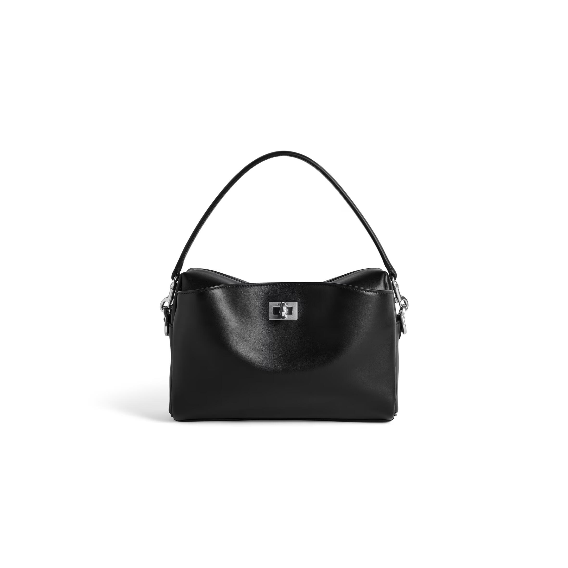 BALENCIAGA MEN'S RODEO CAMERA BAG IN BLACK 8455912AA4U1000 (22.8*15.4*9.9cm) BALENCIAGA MEN'S RODEO CAMERA BAG IN BLACK 8455912AA4U1000 (22.8*15.4*9.9cm)